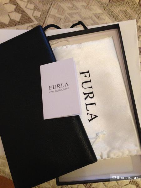 Furla. Новая, чёрная,оригинальная визитница.