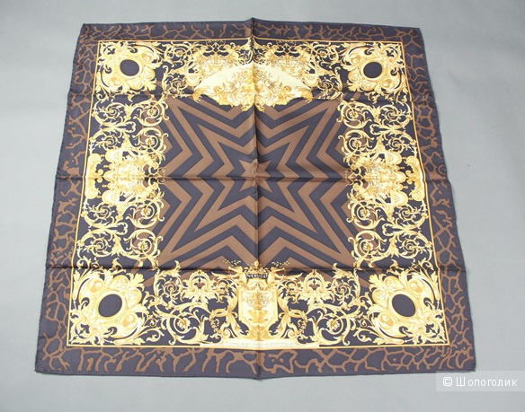 Versace шикарный шелковый платок 90x90 Новый Оригинал