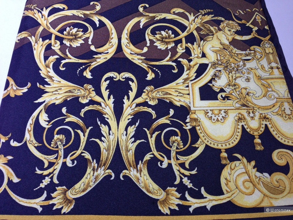 Versace шикарный шелковый платок 90x90 Новый Оригинал