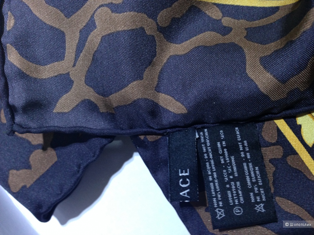 Versace шикарный шелковый платок 90x90 Новый Оригинал