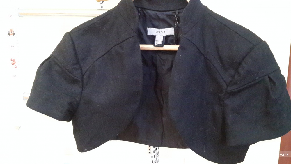 Болеро Mango suit черного цвета размер L