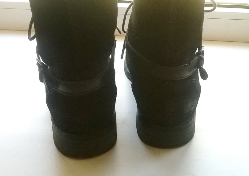 Ботинки CARNABY замша чёрные 37 размер