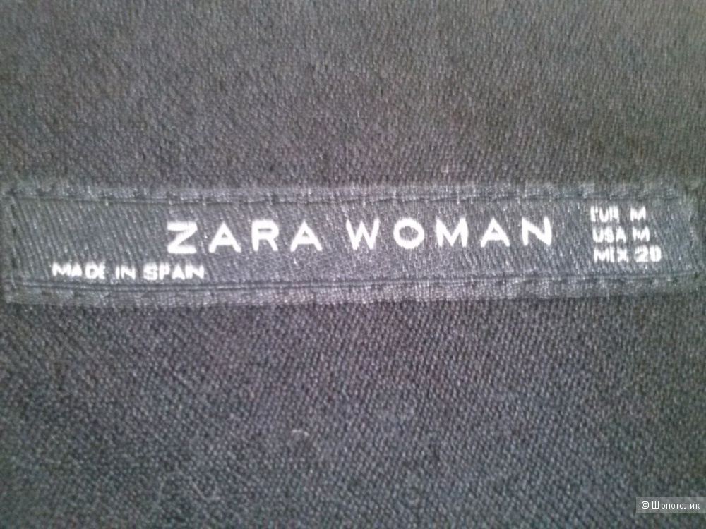 ZARA  шерстяная юбка-каранадш черного цвета mex28  44
