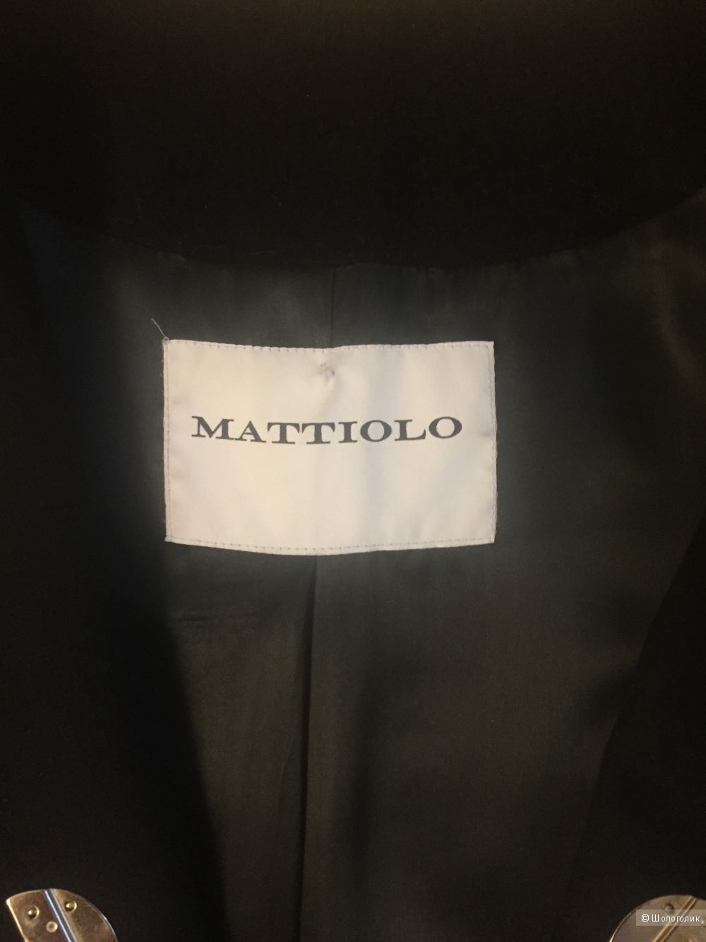Люксовое Итальянское пальто Matiollo. Размер 42.