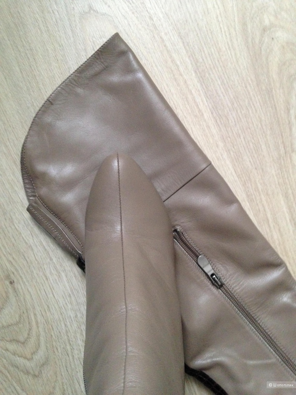 Зимние кожаные ботфорты Ribbica, размер 37
