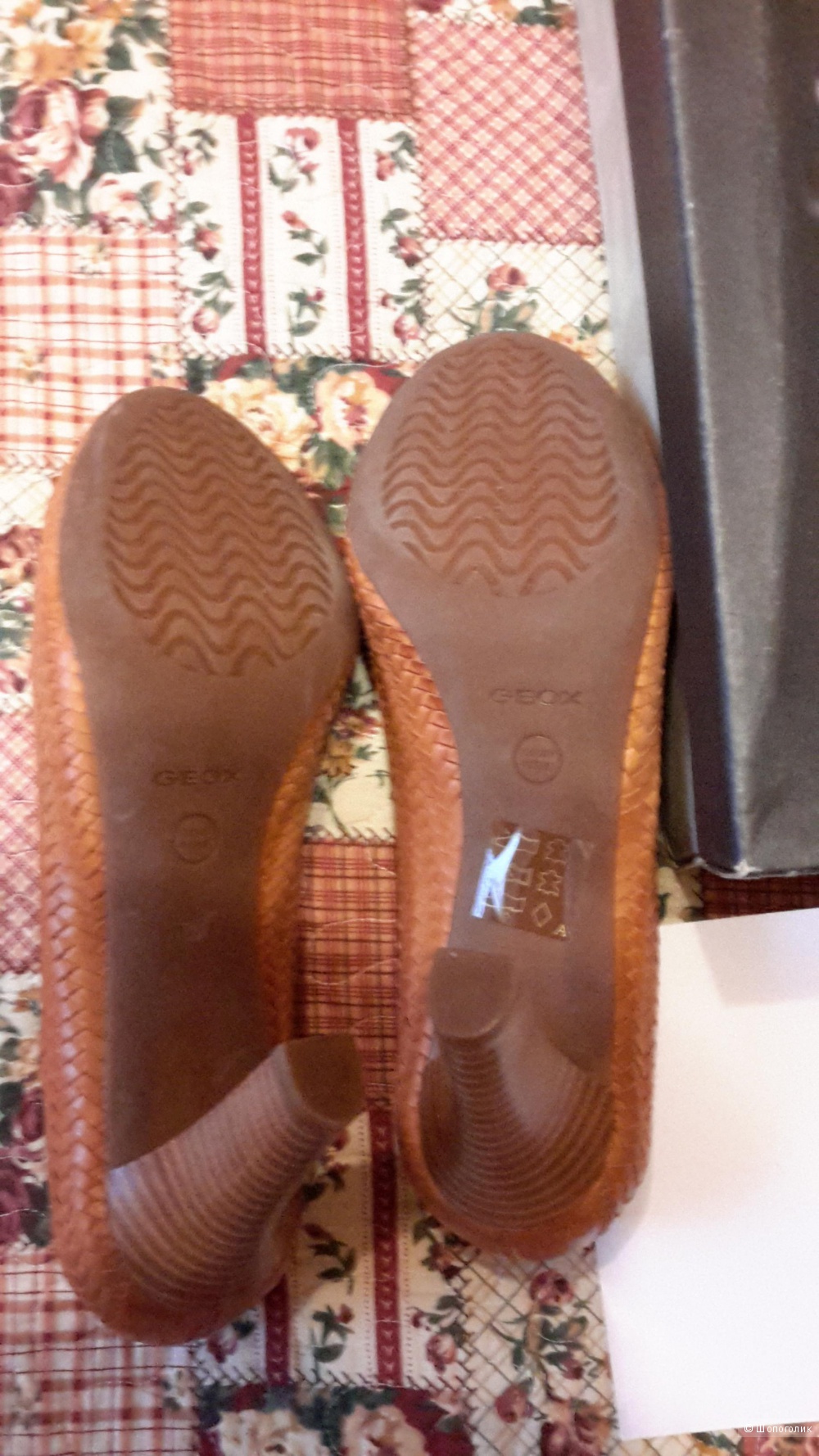 Туфли Geox цвет Camel 100% кожа новые размер 6 на наш 39, можно на 38,5