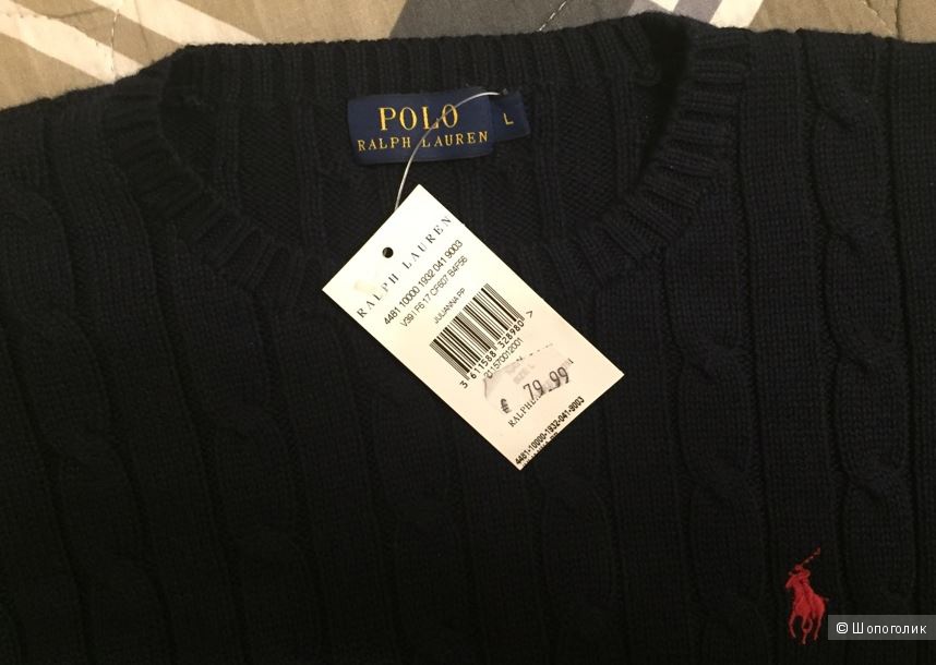 Новый свитер POLO RALPH LAUREN  размер  L ( маломерит)