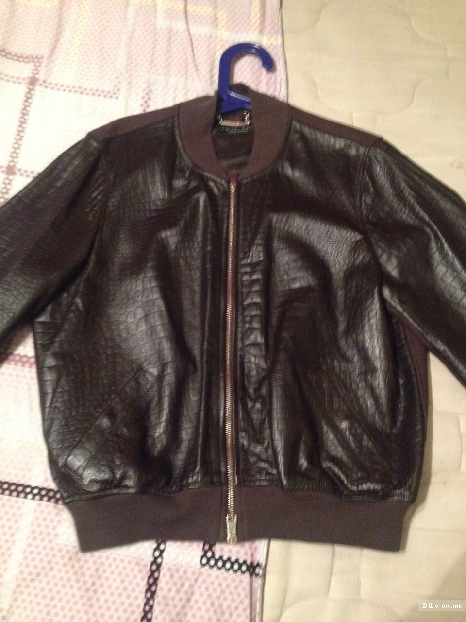 TWIN-SET Simona Barbieri  куртка кожа=шерсть, размер L, на 48-50 размер