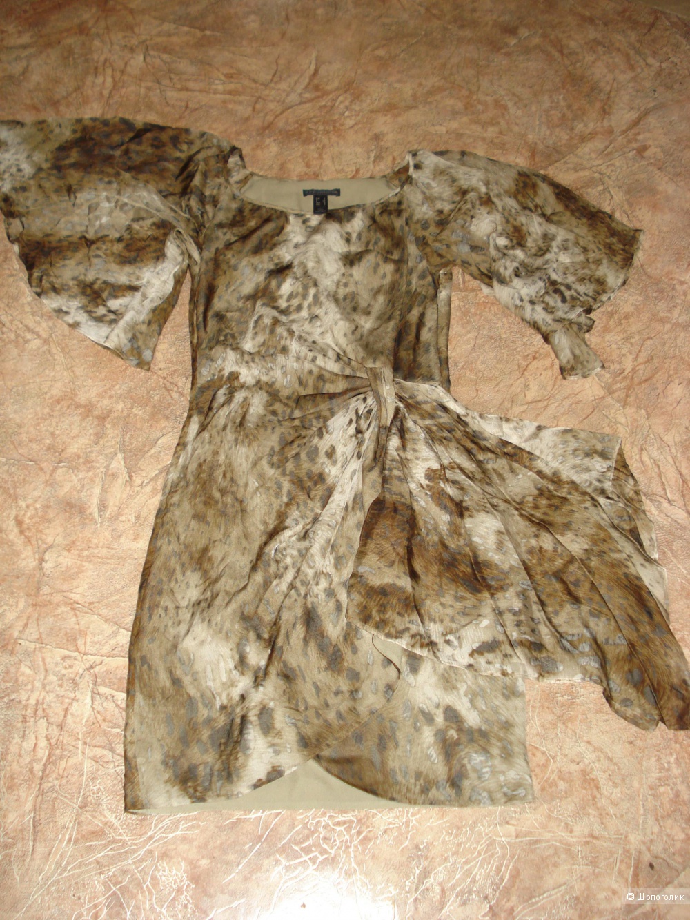 Шелковое красивое платье Mango р. 42-44