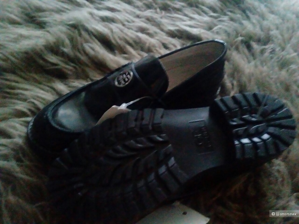 Классические черные кожаные туфли Ferre  для мальчика, 31 размер