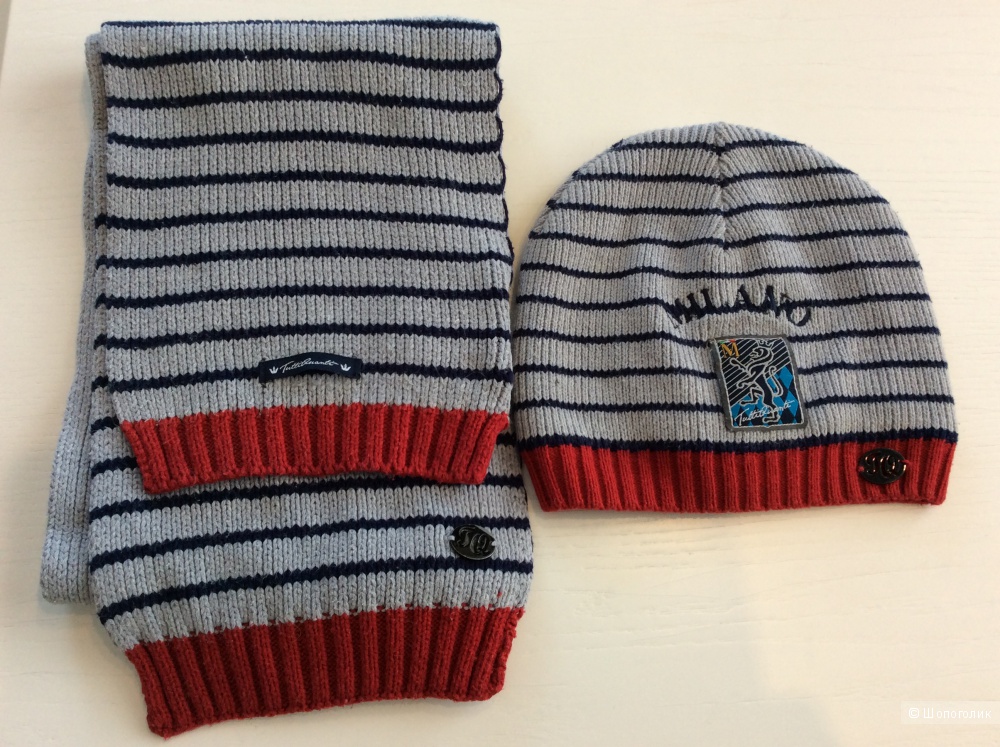 Комплект TuttiQuanti: шапка-бини и шарф для мальчика 2-4 лет