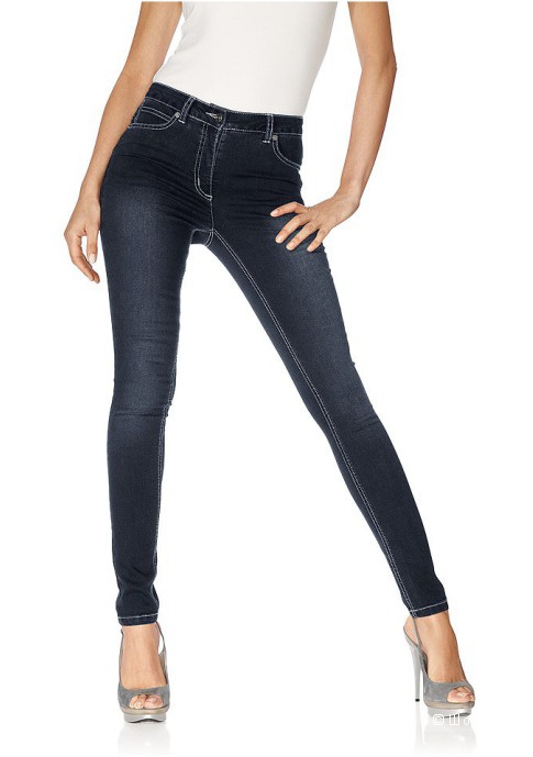 Классные джинсы скинни известного бренда RICH&ROYAL, Германия на 46-48 размер.