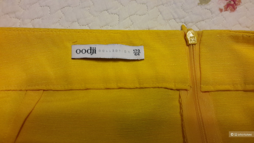 Красивая юбка Oodji размер 44/170 евро на наш 50 насыщенного жёлтого цвета б/у 1 раз