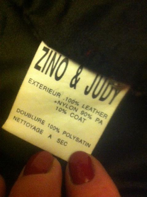 Куртка кожа/ткань ZINO&JUDY