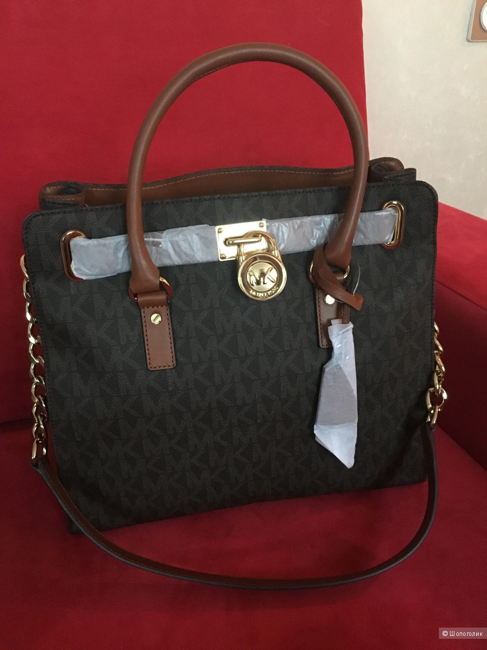 Michael Kors Hamilton large logo