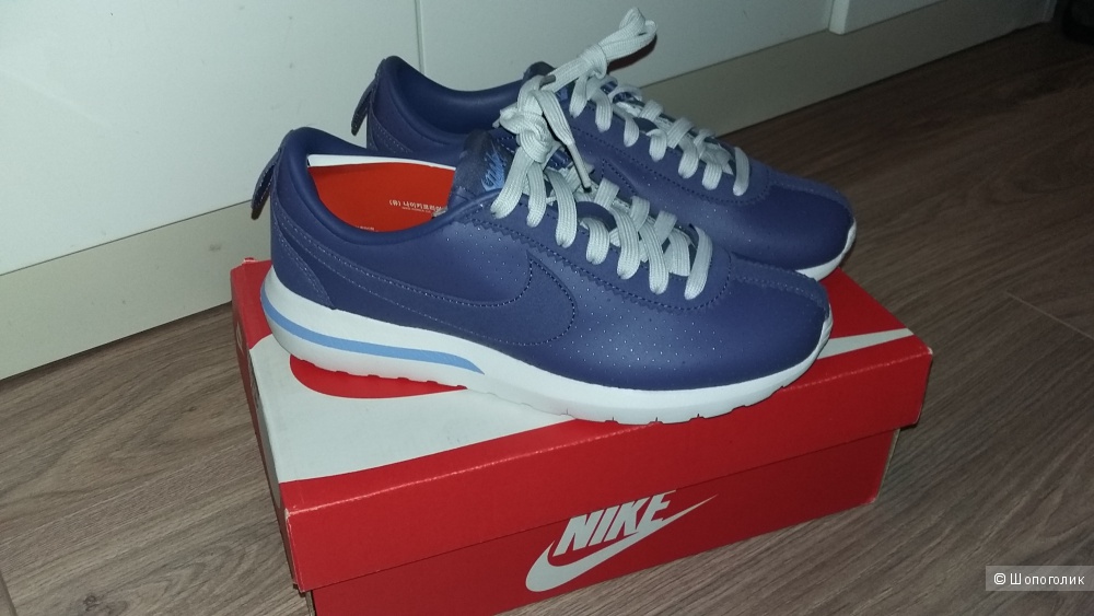 Кроссовки Nike, цвет синий, р-36,5.