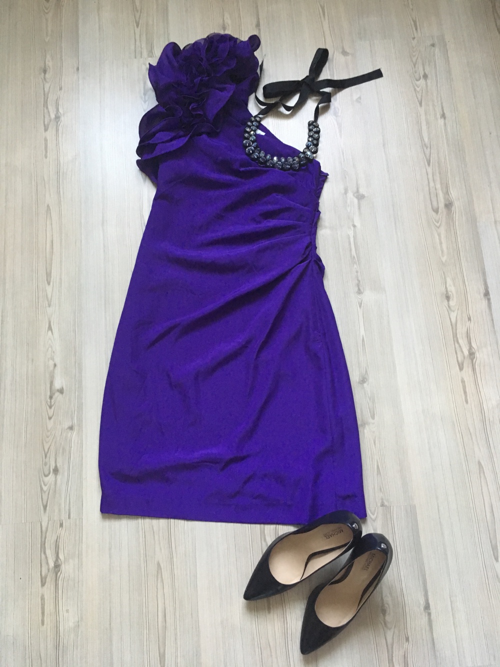 Фиолетовое платье Oasis, размер 34
