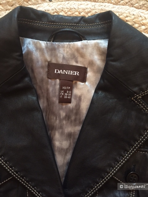 Кожаный пиджак Danier размер 44-46 немного б/у