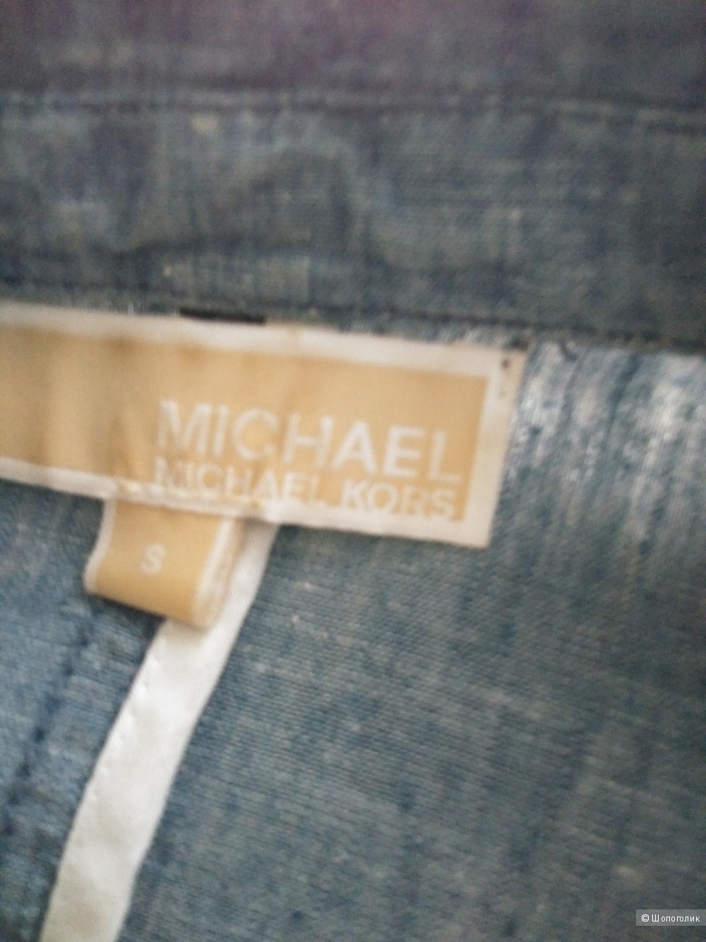 Продаю пиджак хлопково-джинсовый р 42-44 ит.  MICHAEL MICHAEL KORS