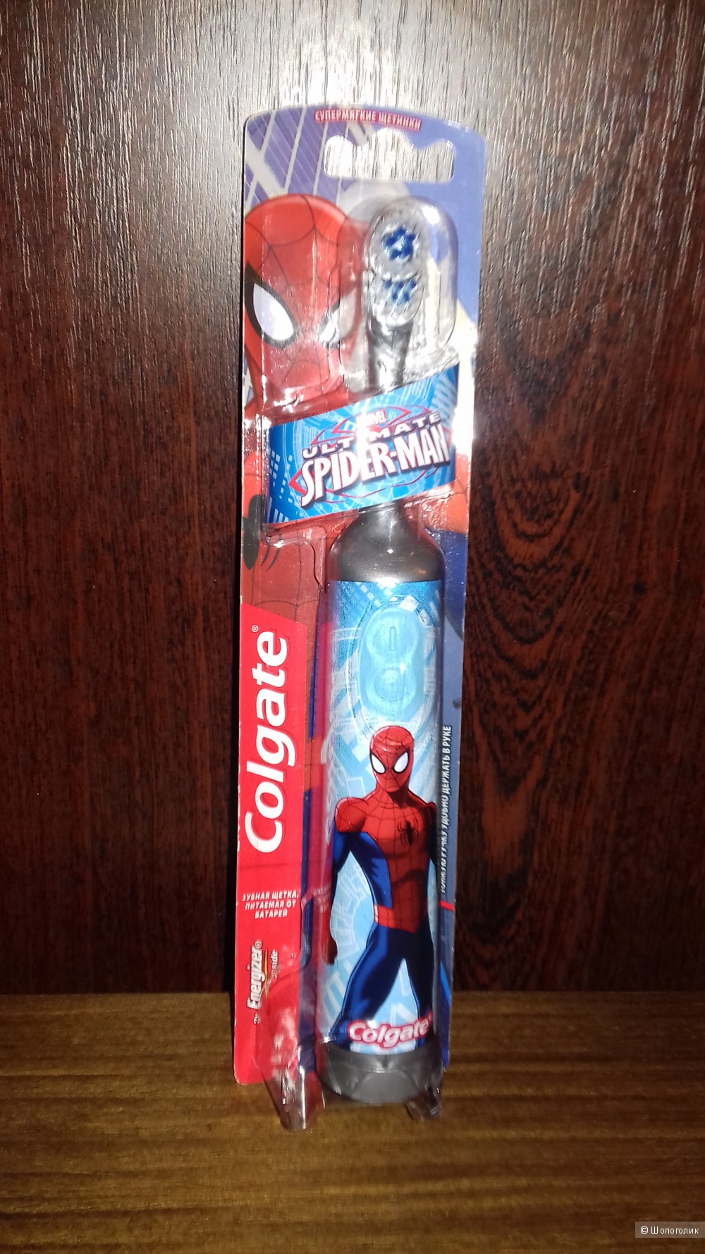 Электрическая зубная щетка с мягкой щетиной Colgate «Spiderman»