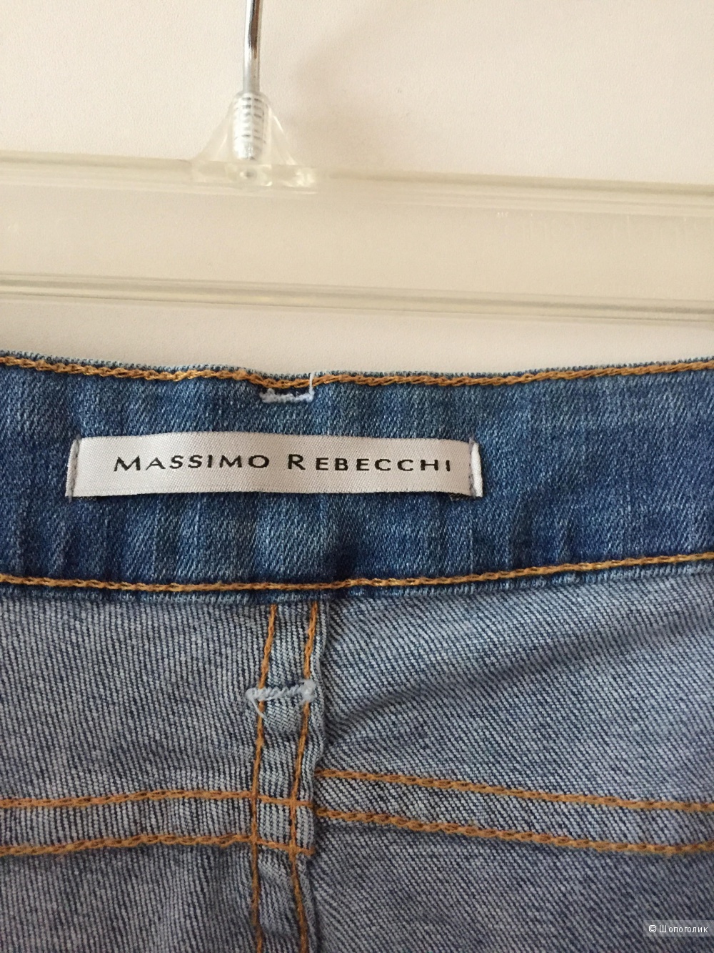 Джинсы MASSIMO REBECCHI 44ит размер на 30 джинсовый.