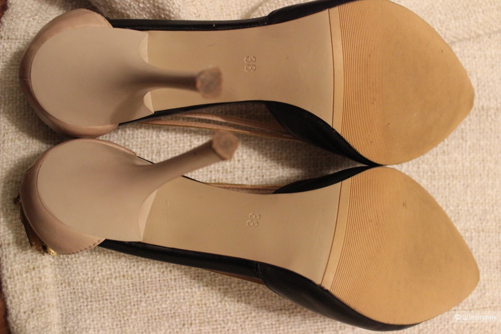 Красивые туфли из натуральной кожи TF TREND'S, Италия на 38-38,5 размер.