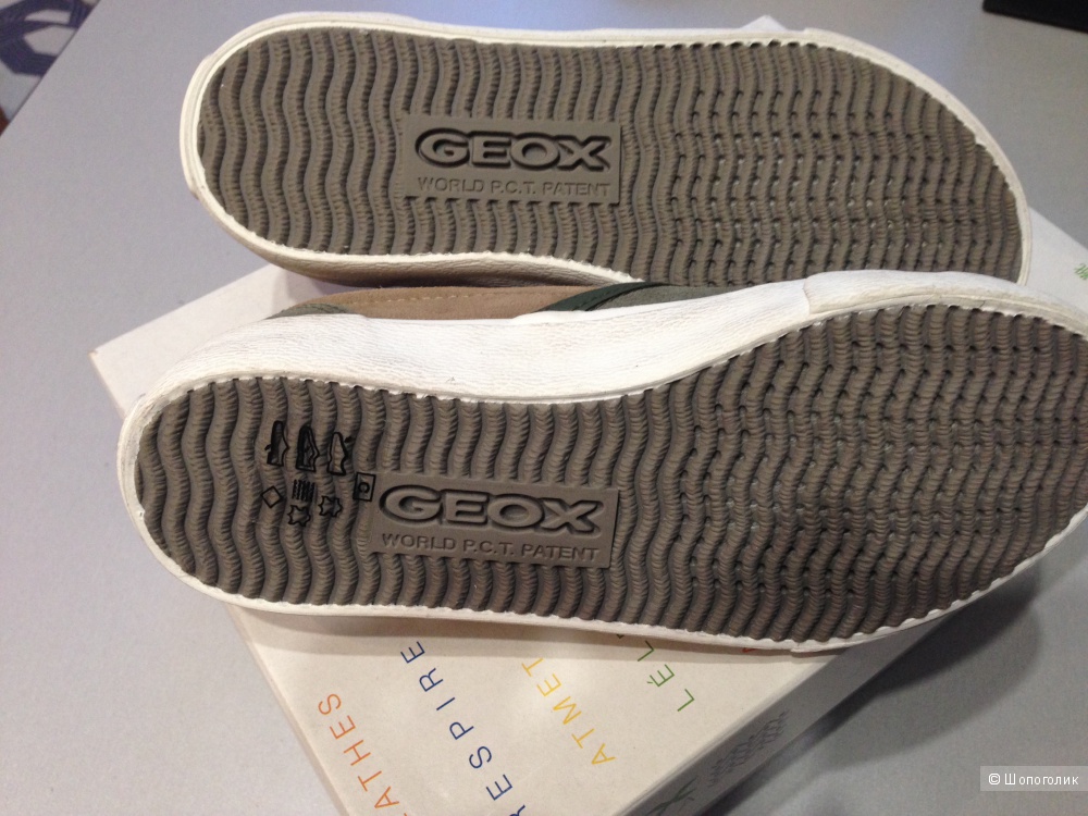 Детские замшевые слипоны GEOX, размер 30 (Европейский Размер)