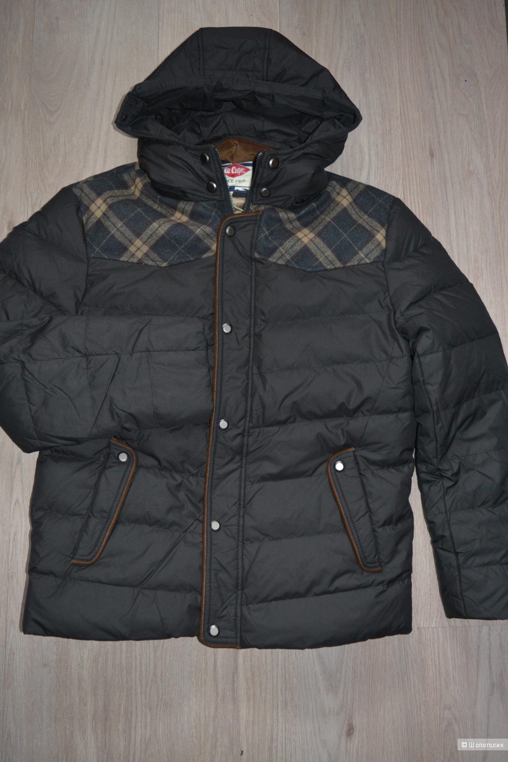 Новый мужской пуховик Lee Cooper размер XL