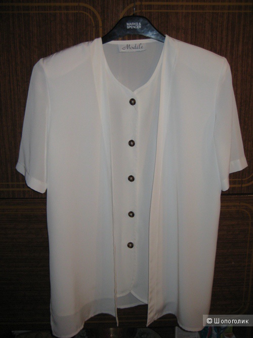 Блузка белая сделано в Англии