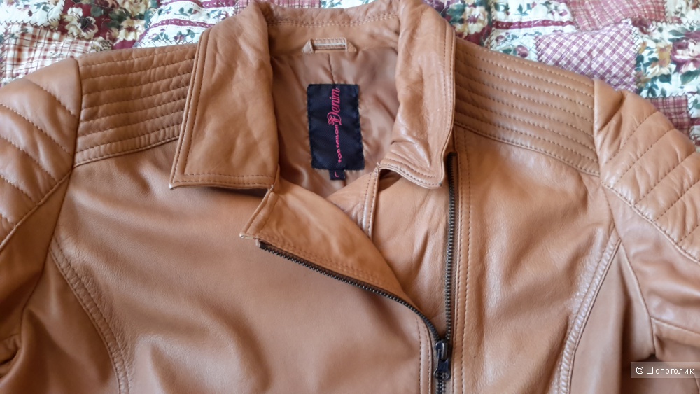 Куртка Tom Tailor б/у 100% кожа размер L на наш 46-48