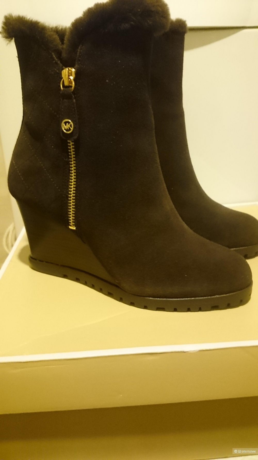 Зимние полусапожки Michael Michael Kors Whitaker Wedge Boot, р-р 6,5