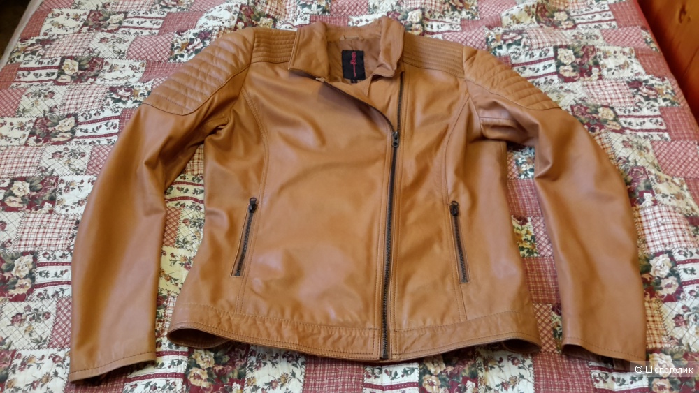 Куртка Tom Tailor б/у 100% кожа размер L на наш 46-48