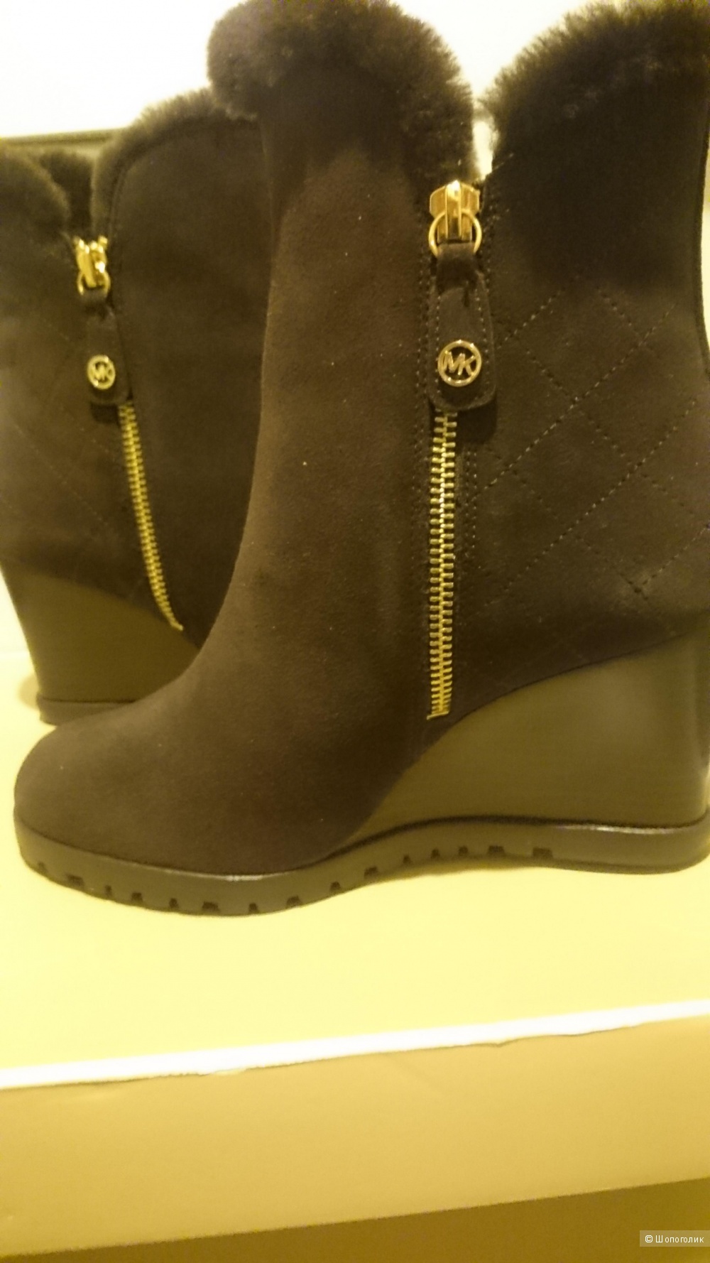 Зимние полусапожки Michael Michael Kors Whitaker Wedge Boot, р-р 6,5