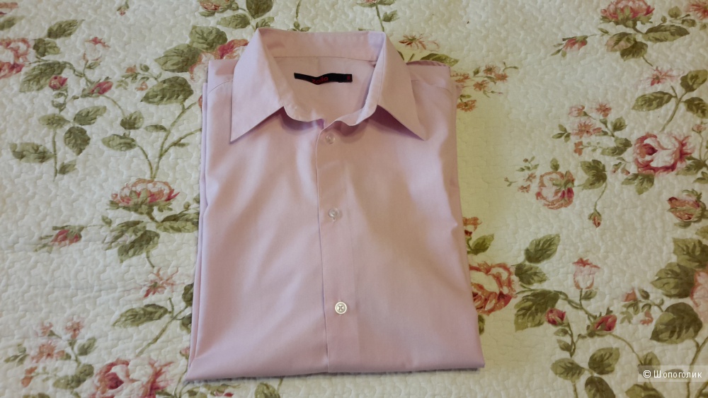 Рубашка мужская Zolla б/у розовая размер XXL