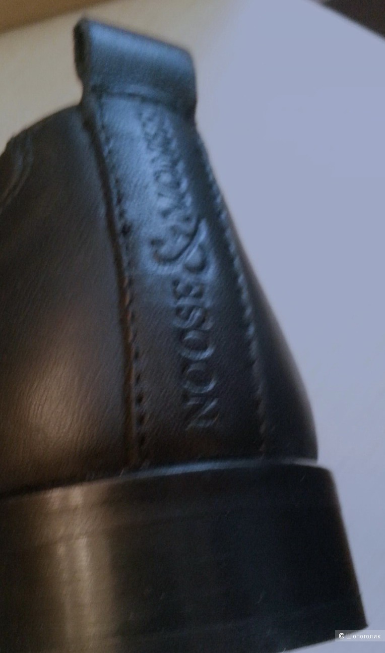 Noose Monkey мужские чёрные туфли дерби, UK7 (41)