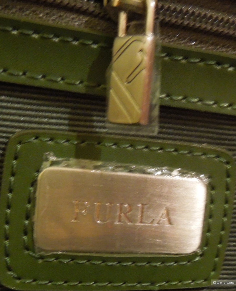 Сумка Furla новая тканевая 42 х 25 см с косметичкой