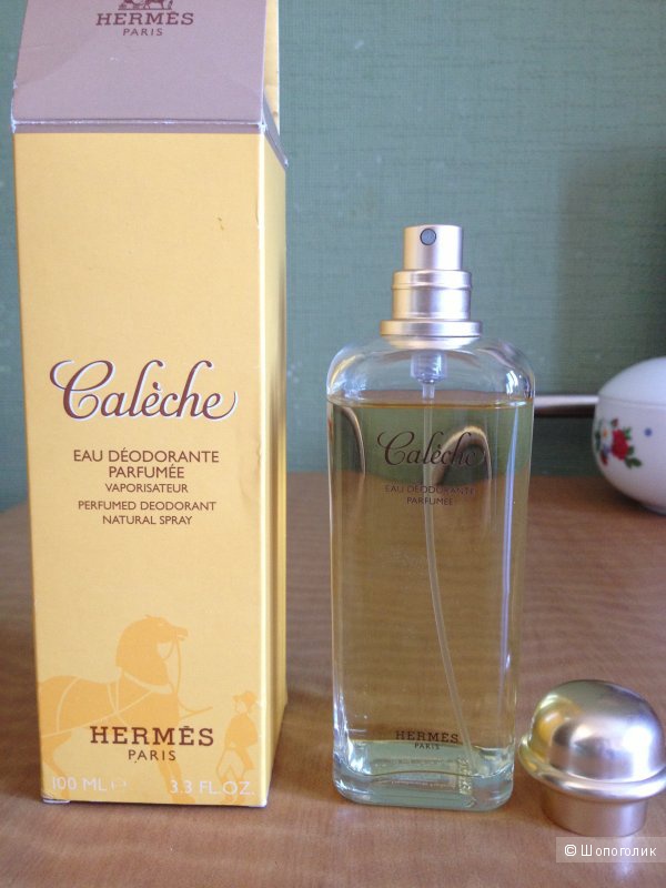 Флакон Caleche Hermes, парфюмированный дезодорант - спрей, оригинал, 95 мл из 100 мл