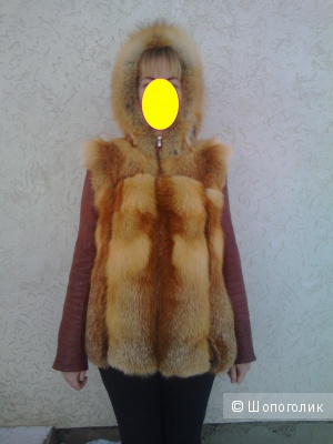 Меховая куртка из лисы