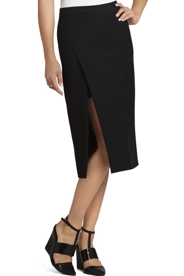 Новая черная юбка Bcbgmaxazria, оригинал, размер 46