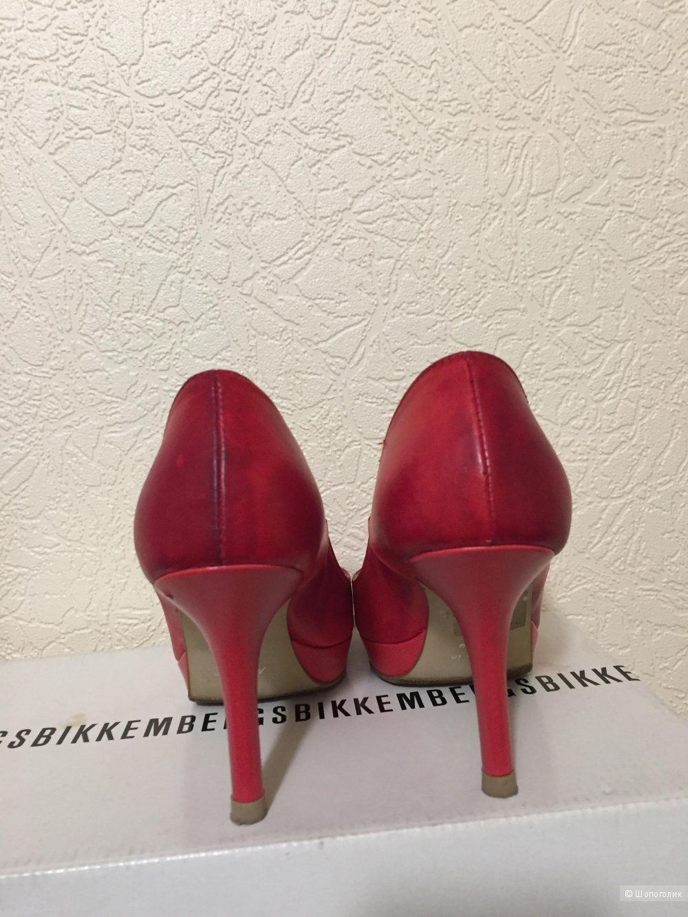 Туфли Pelle красные кожаные 35 размер