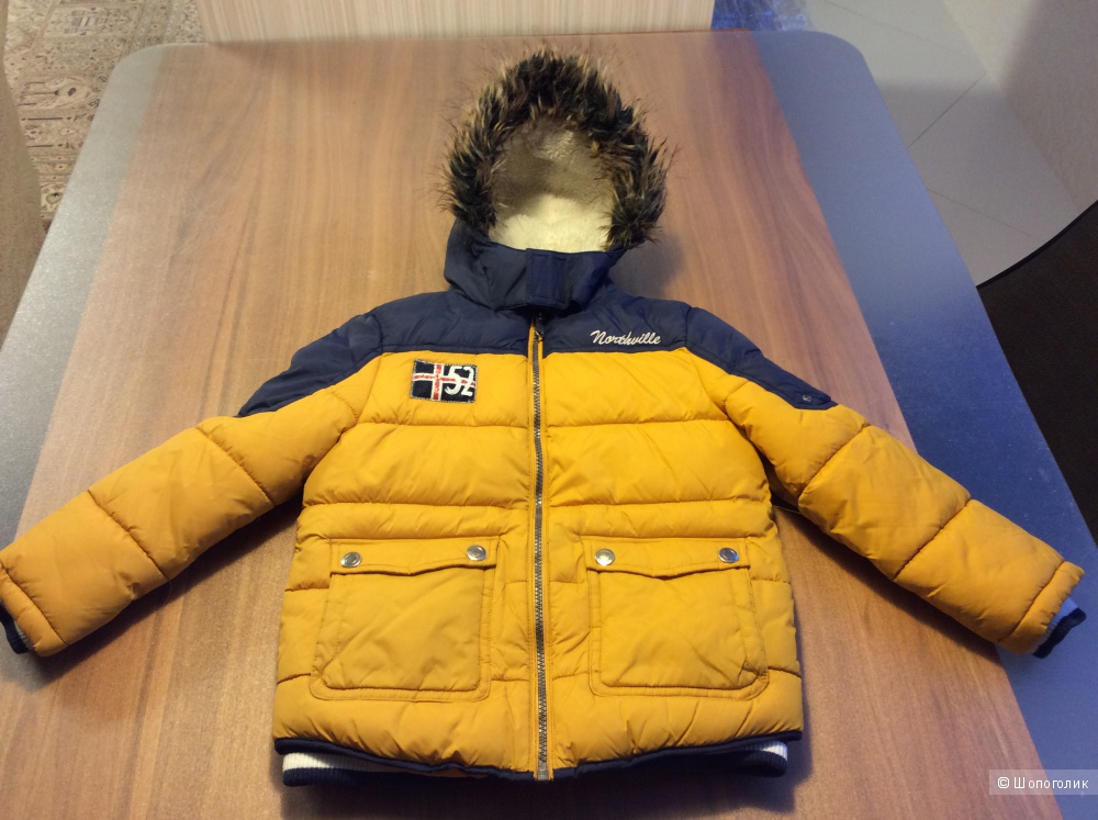 Зимняя куртка для мальчика р.122