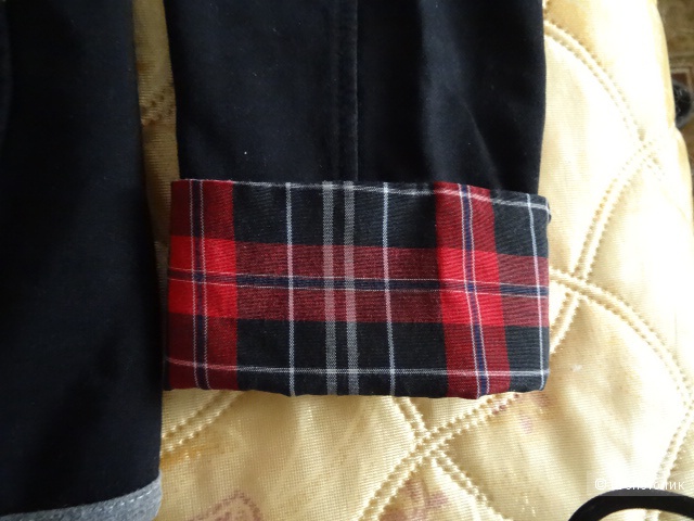 Пиджак чёрный трикотажный Bershka, б/у, размер 42-44
