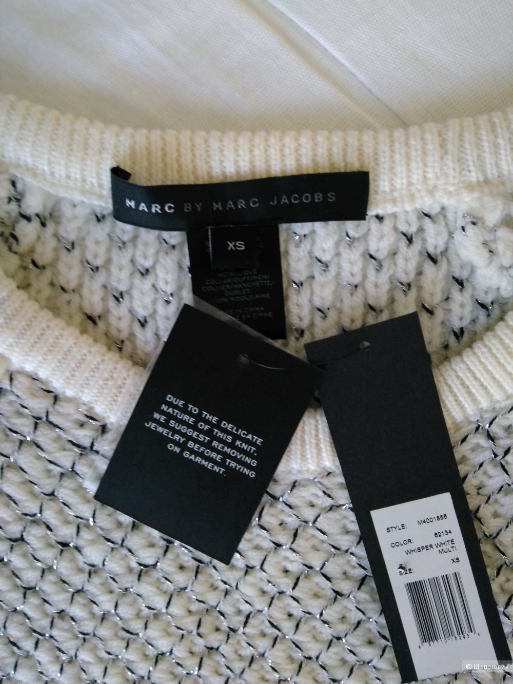 Marc Jacobs тёплый свитер xs