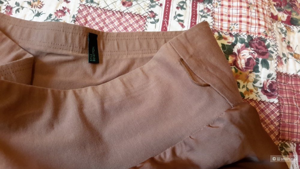 Красивая юбка Benetton коричневая размер S (можно и на М) б/у