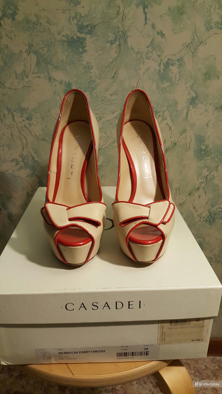 Туфли на высоких каблуках Casadei