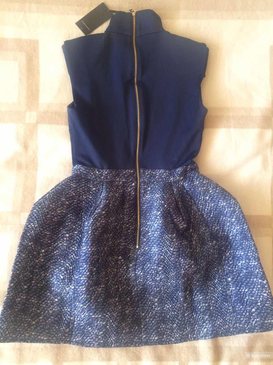 Платье Elisabetta Franchi AB5163965, цвет Чернила, Размер 42it