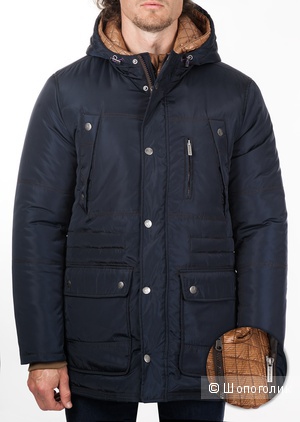 Новая зимняя куртка Alfred Muller, тёмно-синяя, р. L