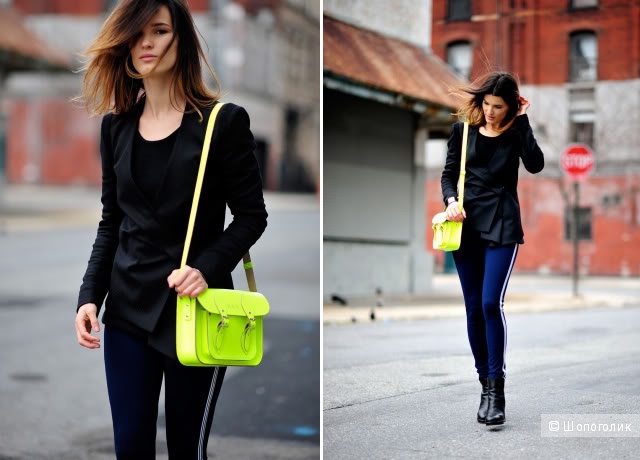 Сумочка Leather Satchel Company 11" б/у