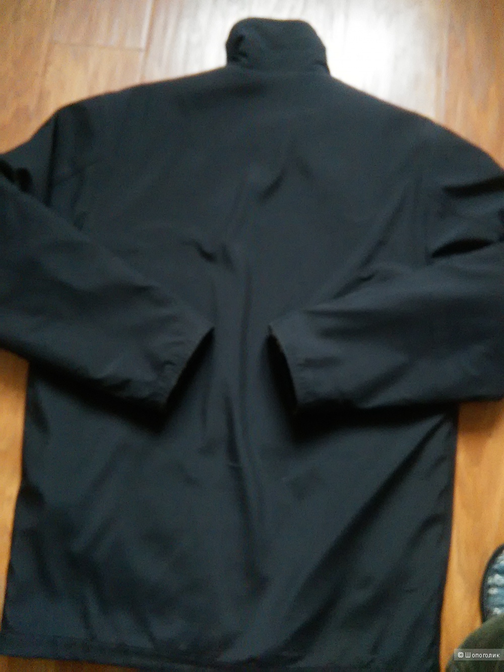 Куртка на натуральном меху LAGERFELD (Франция), р. 52-54, черная