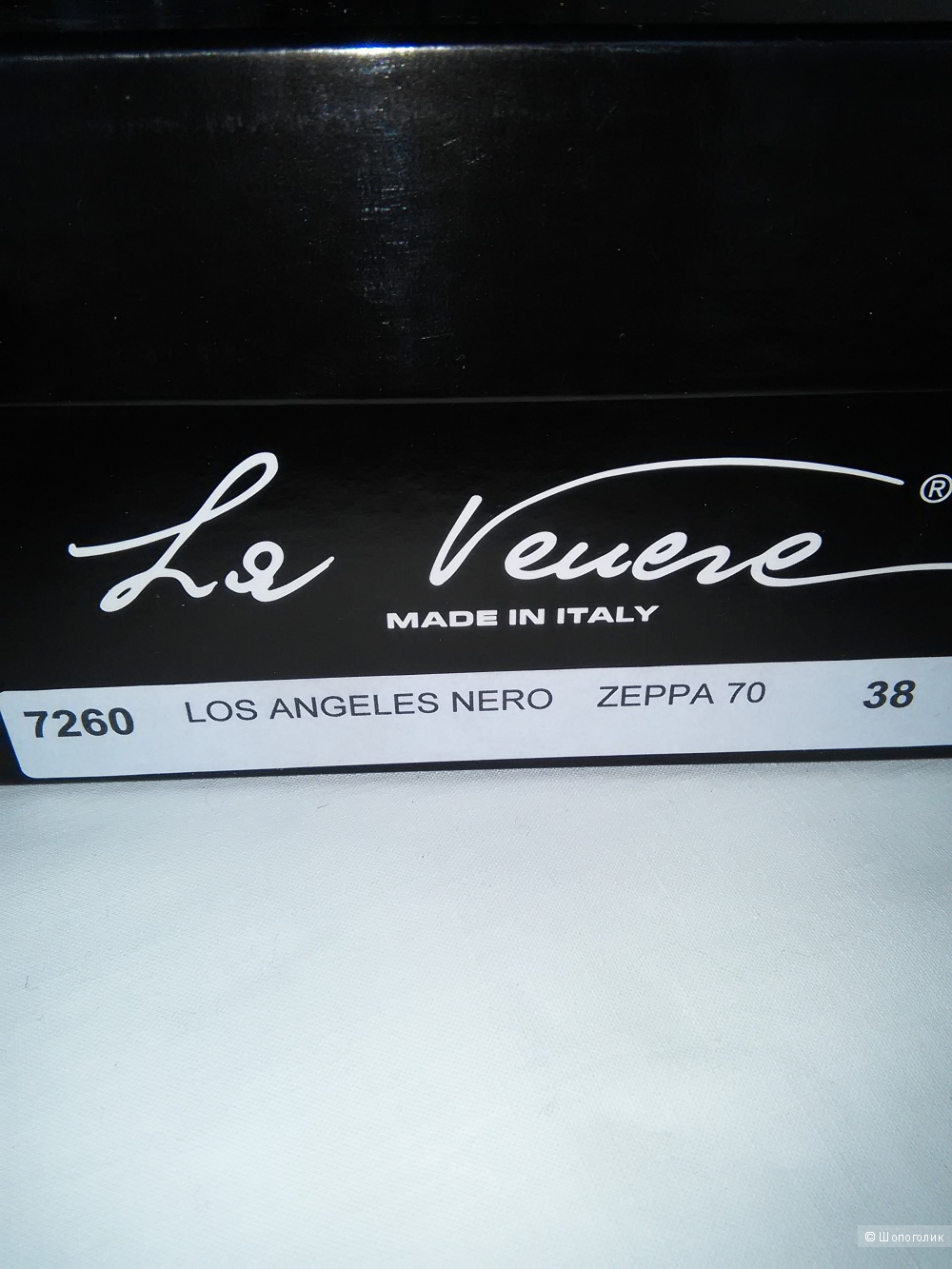Сапоги LA VENERE (Италия) на танкетке, р. 38, натуральная кожа, натуральный мех, черные